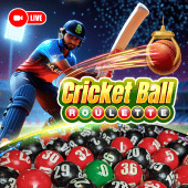 Cricket Ball Roulette live wheel